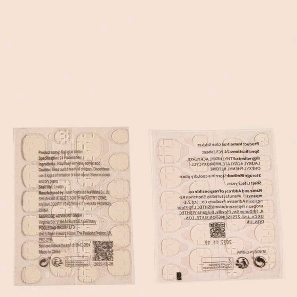 Elegant Press On Nails Coffin Long Color Is Brown - Picture 5 of 5